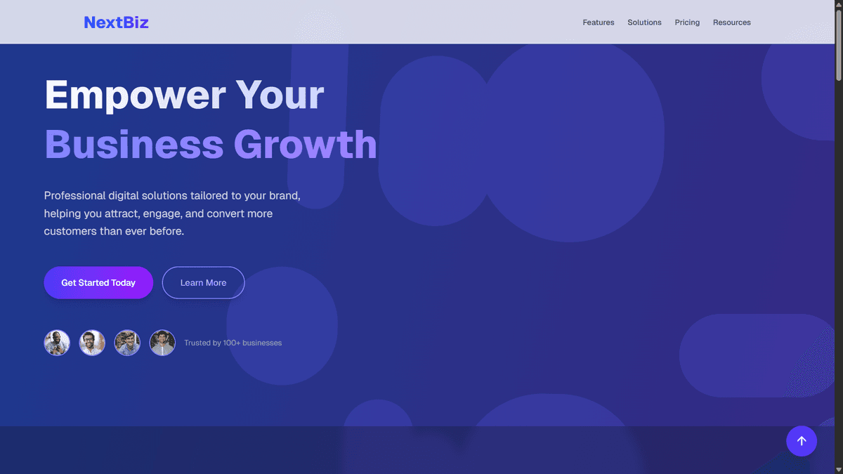 NextBiz – Modern Enterprise Website