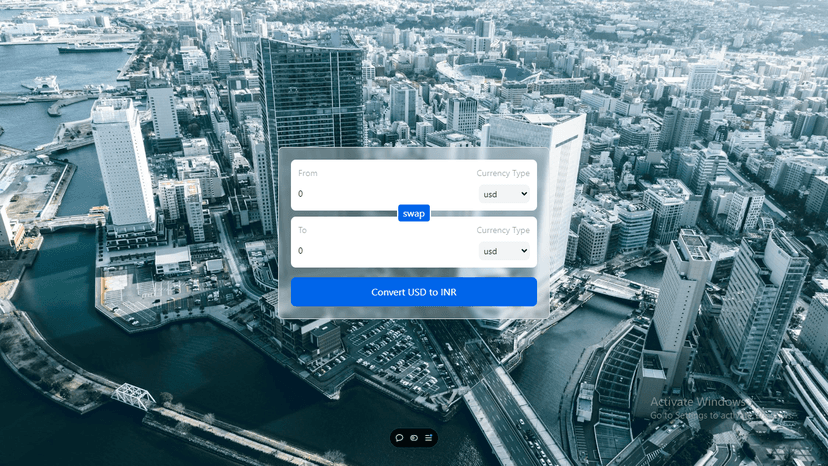 Currency Converter - React App